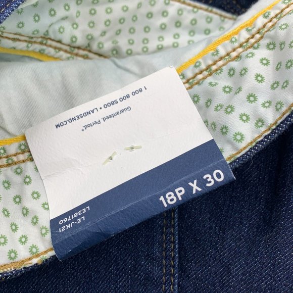 Women's Land’s End Wide Leg Flare Jeans 👖 — Size 18P x 30 - Picture 10 of 11